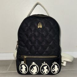 Disney Loungefly Princesses Silhouette Faux Leather Mini Backpack