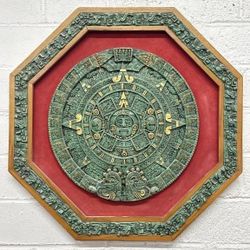 Aztec Mayan Calender Wall Plaque 21x21"