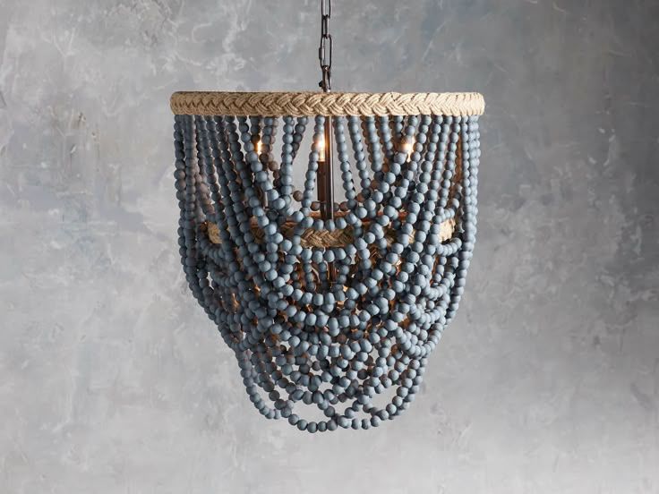 NEW Arhaus Cascade Beaded Chandelier