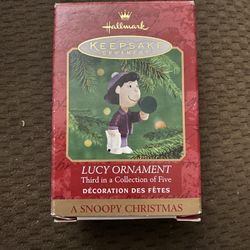Charlie Brown Lucy Ornament