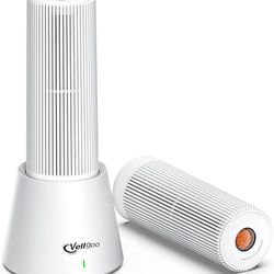 Vellgoo Mini Dehumidifier Gun Safe Dehumidifier Rechargeable Cordless Dehumidifier Renewable Over 300 Times+, Ultra Quiet for Small Space Bathroom Clo