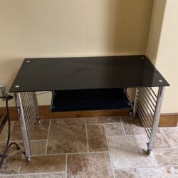 Glass Desk 