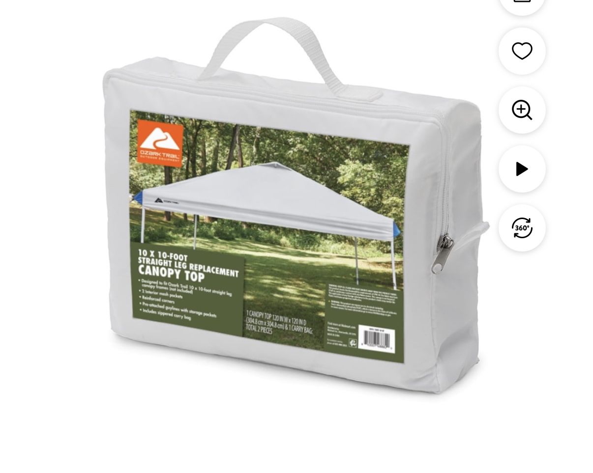 10x10 straight leg replacement