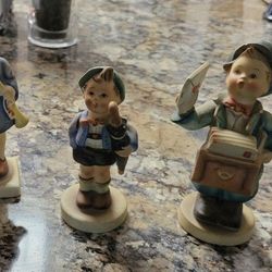 Vintage 4 Piece authentic German Porcelain Hummels