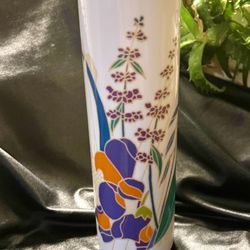 STUNNING ROSENTHAL GERMANY STUDIO-LINIE PORCELAIN WOLF BAUER FLORAL 10” VASE