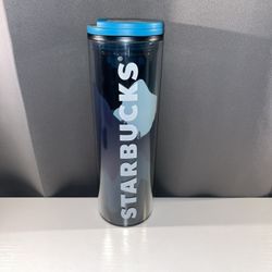 Starbucks Forest Mountains Summer Sunset Tumbler with Lid 16oz New