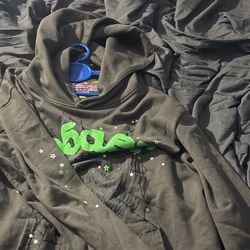 green sp5der hoodie