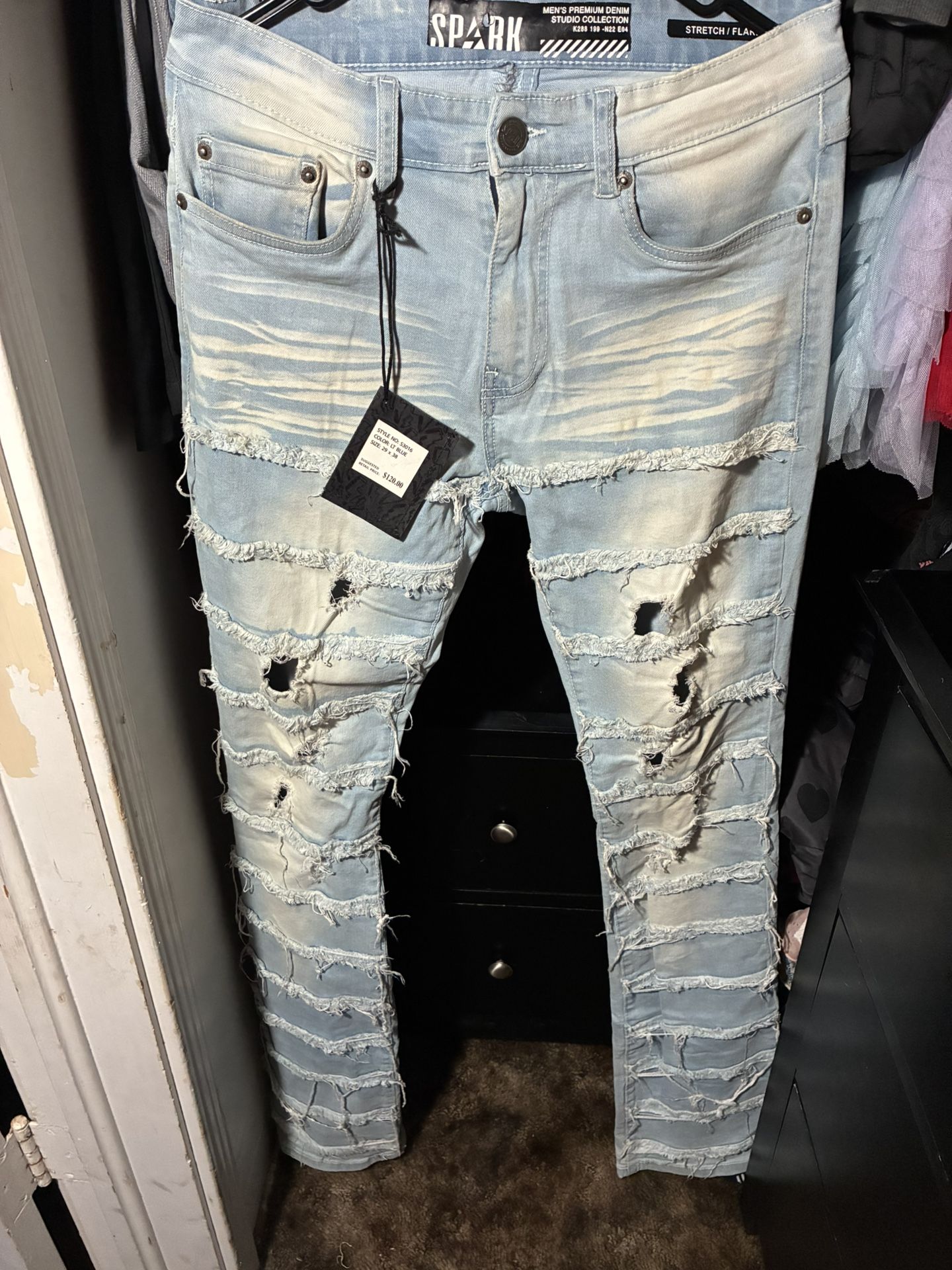 baby Blue size:30 36