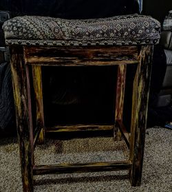 Hand-painted custom barstools x 2