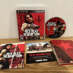 Red Dead Redemption PlayStation 3 Complete + Poster ps3
