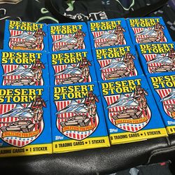 1991 topps desert storm trading cards