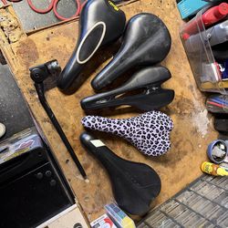 5 Bike Saddle and Kickstand