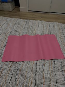Pink mouse pad