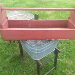 Old Wood Tool Carrier 