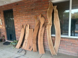 Mesquite live edge slabs