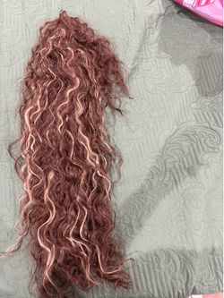 27 Inch Hair Extension with Clip and Highlights