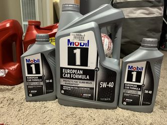 Mobil 1 5w-40. (2 Of 1 Qt, 1 Of 5qt