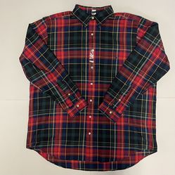 Polo Ralph Lauren Men Long Sleeve Plaid Flannel Button Shirts Big & Tall 1XB 