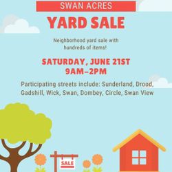 GARAGE SALE!! Swan Acres