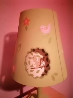 Kid's LAMP, Double shade lamp.