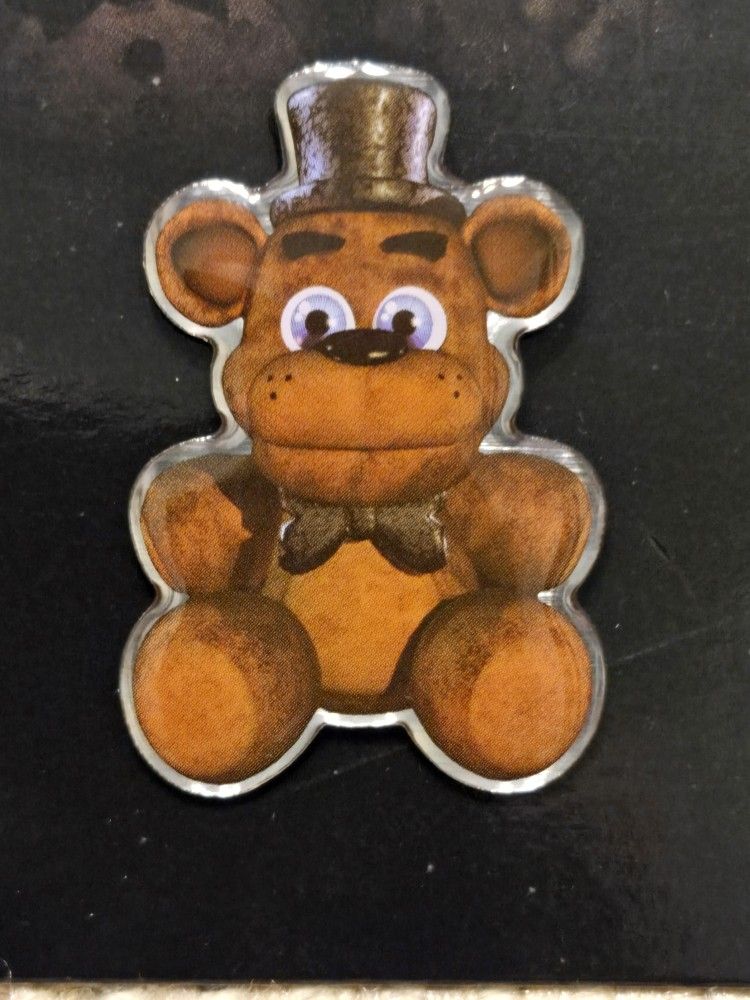 FNAF Freddy Enamel Metal Pin