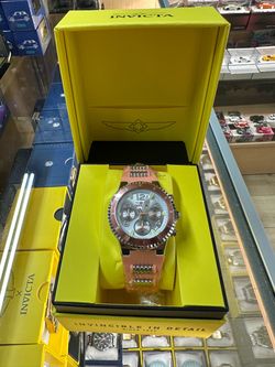 INVICTA BLU LADY WOMENS WATCH 39MM STEEL PINK WITH HIGH END BOX 24190