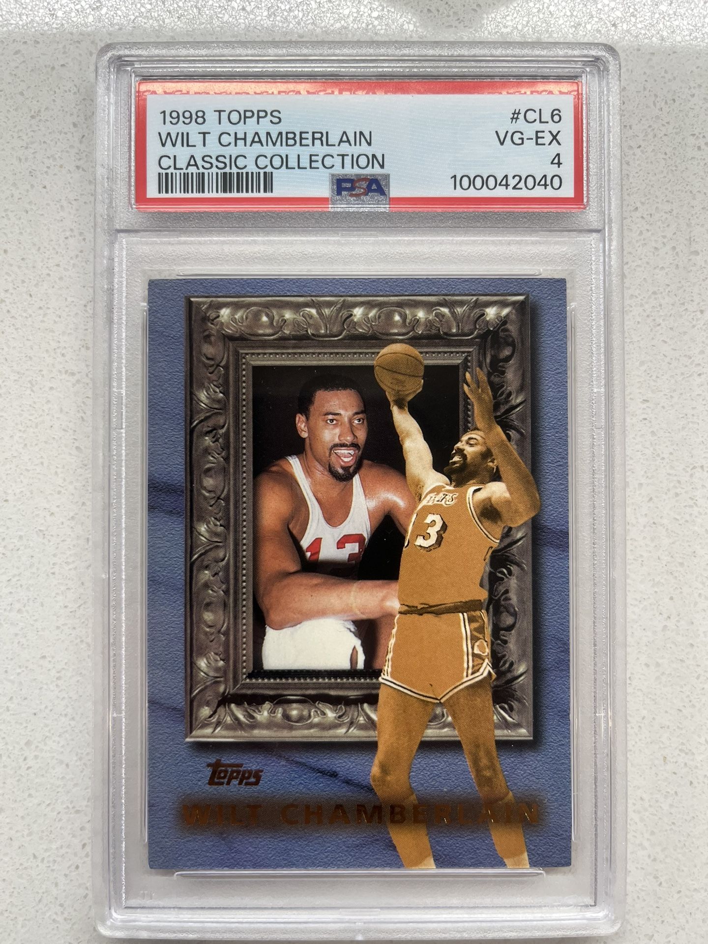 WILT CHAMBERLAIN BASEBALL CARD