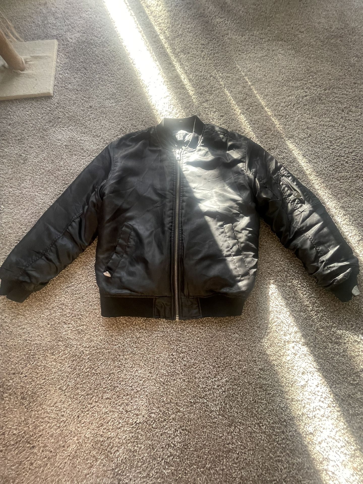 Black Mens Bomber Jacket 