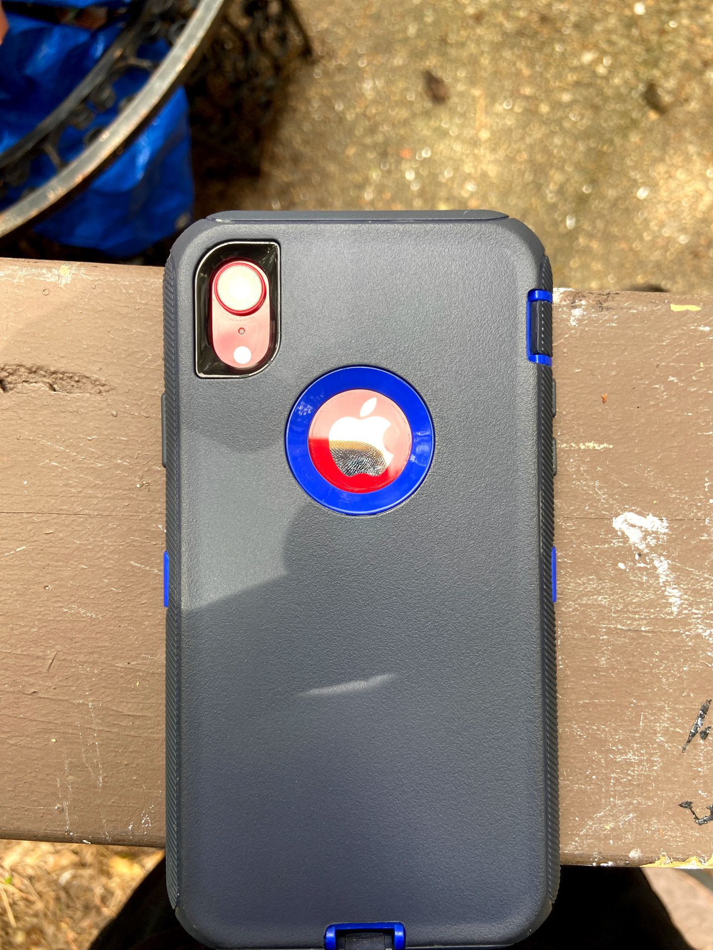 iPhone red XR With Case