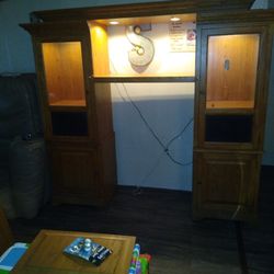 Lighted Display Case Curio Cabinet 