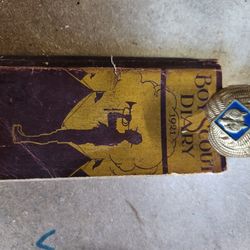 1921 Boy Scouts Book With Pendant
