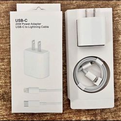 Fast Charging Iphone 20w Cable With Adapter