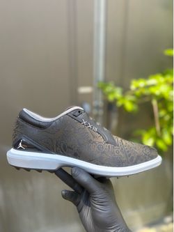 Size 9.5 NEW Air Jordan ADG 5 'Black Laser' FQ6642-003 Men’s Golf Shoes Spikeless