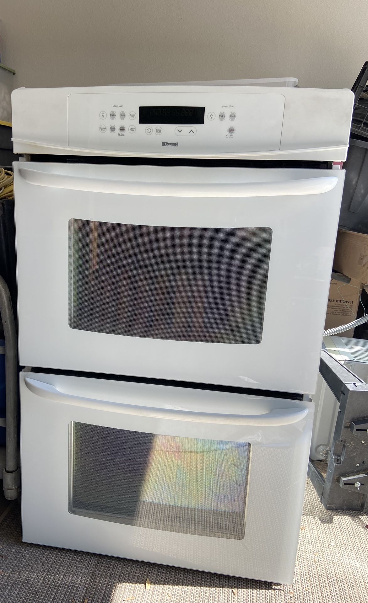 Kenmore Electric Double Wall Oven – White