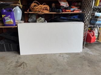 PVC drop ceiling. Tiles 4'x2' (20)