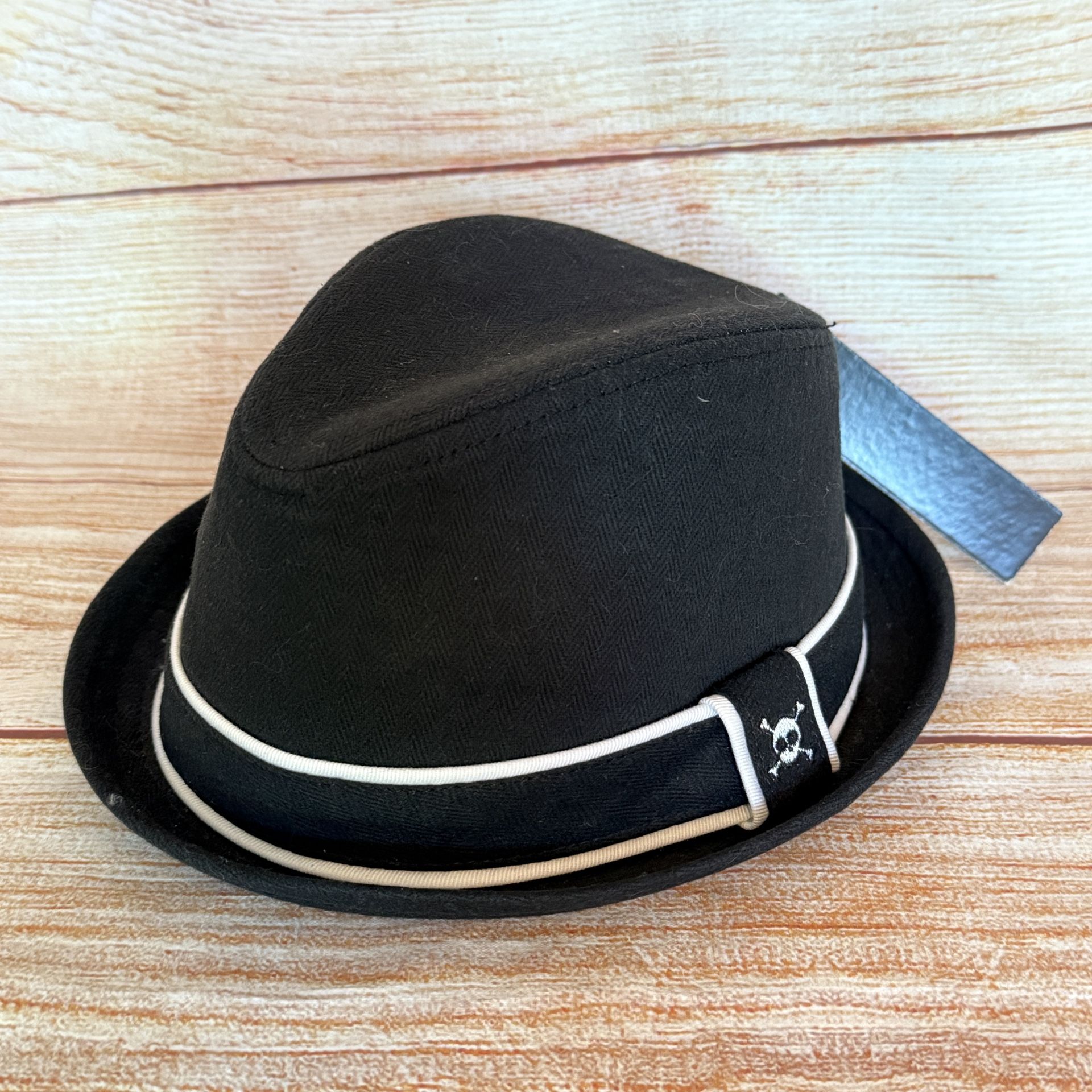 Child’s Fedora Black Hat, Size Small, New With Tags