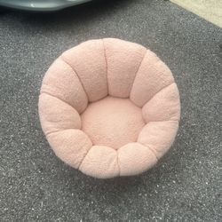 Sherpa Pink Chair 