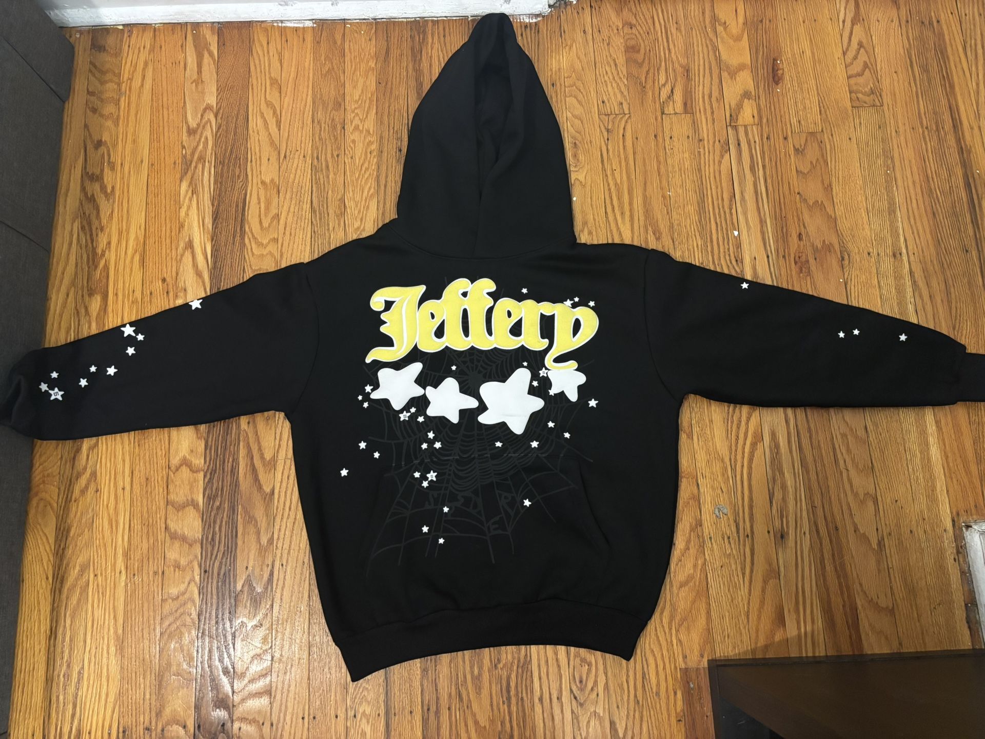 Sp5der Jeffery Hoodie Black