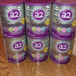 A2 FORMULA 31.7 OUNCE I HAVE 6 BIG CANS THEY RETAIL FOR $40 EACH AT ANY STORE AM ASKING $200 CASH FOR ALL 6 CANS ALL BRAND NEW 
(DELIVERY IS AVAILABLE