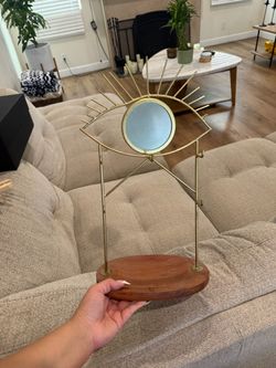 Evil Eye Jewelry Stand with Mirror