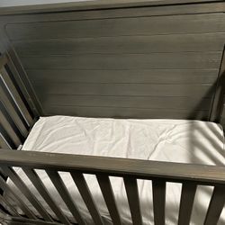 Baby Crib And Mattress