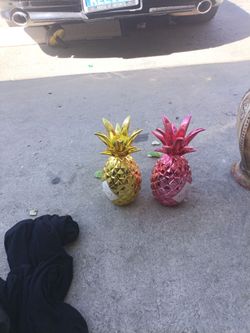 Pineapples decor set