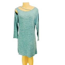 Emily Stacey Sz M Woman Sleeved Dress 