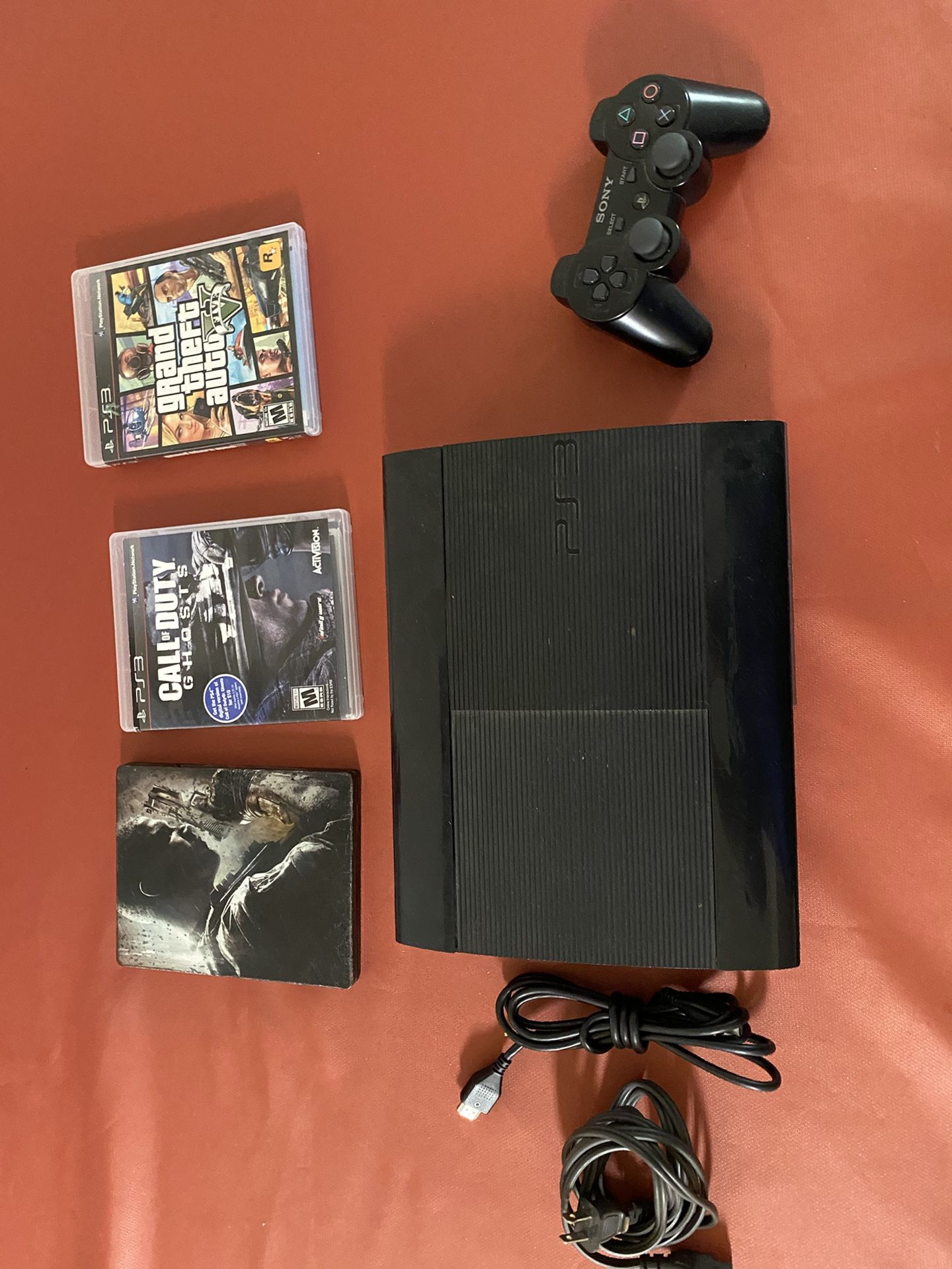 PS3 with 3 games