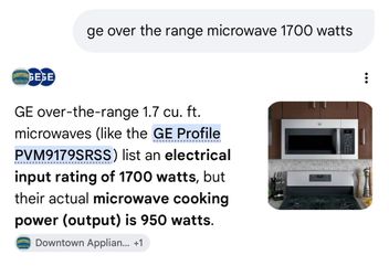 GE Profile Over-the-Range Microwave