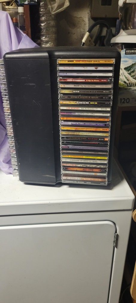 Mexican Spanish Music CD LOT with Holder