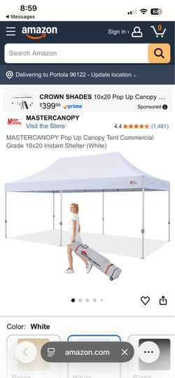 Mastercanopy canopy tent