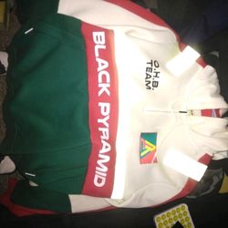 Black pyramid hoodie