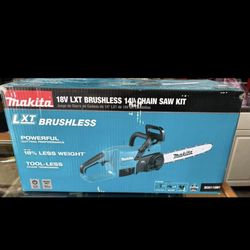 Makita 14” Chainsaw Kit With Charger And Battery 