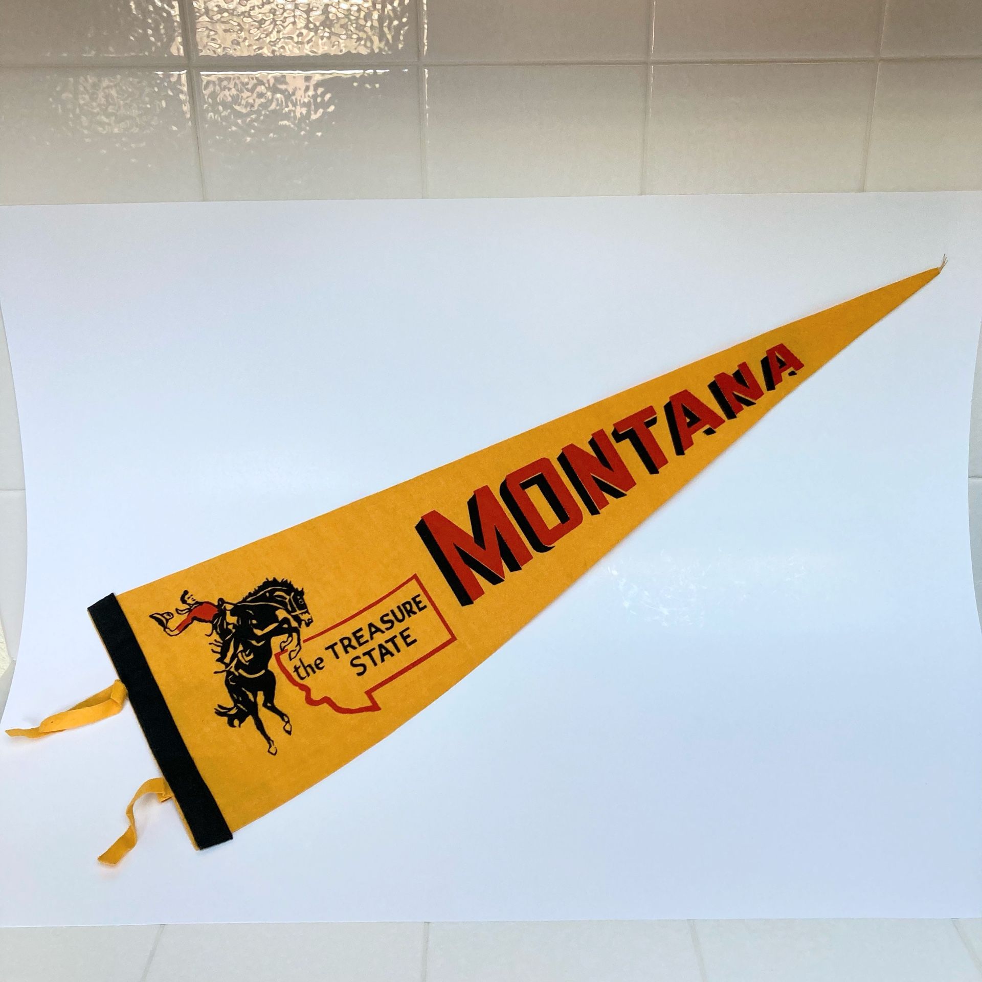 Vintage 26” Pennant - Montana, The Treasure State